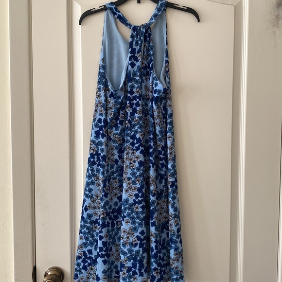 Blue Floral Dress. - Picture 2 of 2